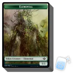 10 pcs ELEMENTAL TOKEN (10/21) Modern Horizons 2 Magic MTG MINT CARD - Image 1