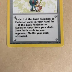 Pokemon Trader 4TH PRINT 1999-2000 Rare Vintage WOTC Card 77/102 Base Set - LP - Image 3