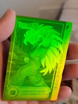 1996 Dragon ball z card Son Goku 3D Hologram Carddass Limited 1000. 95+ - Image 5