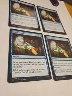 Chart a Course × 4 NM-Mint Ixalan MTG - Image 1