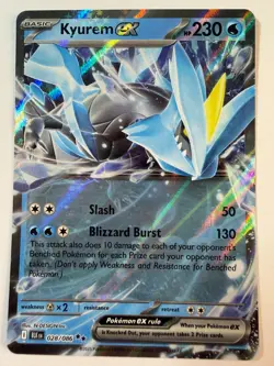 Kyurem ex Holo 028/086 SV: Black Bolt - Pokemon TCG - Double Rare - NM - Image 1