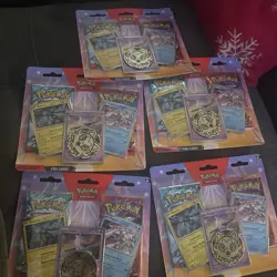Pokemon TCG Pokemon 2-Pack Blister Foil Zekrom Latios Palkia English 5 pack lot - Image 1