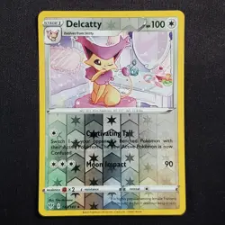 Delcatty 142/189 Reverse Holo Rare Darkness Ablaze Pokemon Moderately Played - Image 1