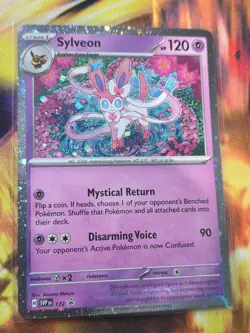 SYLVEON (COSMOS HOLO) 172 Promo Scarlet & Violet Promo Pokemon Near Mint - Image 1