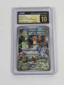 CGC Pristine 10 Charmander 044 Scarlet & Violet Promo Holo English 2023🔥🔥 - Image 5