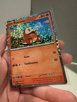 Pokemon TCG McDonald’s 2023 Promo Fuecoco 2/15 Holo Rare + HOLO BLEED NM 212#126 - Image 1