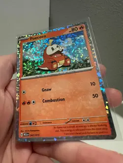 Pokemon TCG McDonald’s 2023 Promo Fuecoco 2/15 Holo Rare + HOLO BLEED NM 212#126 - Image 2