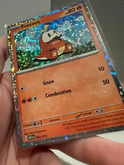 Pokemon TCG McDonald’s 2023 Promo Fuecoco 2/15 Holo Rare + HOLO BLEED NM 212#126 - Image 4