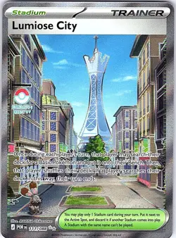 Lumiose City 111/088 Ultra Rare Perfect Order Pokemon Holo Near Mint - Image 1