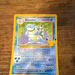 Nintendo Pokemon TCG Base Set Blastoise 2/102 Holo Rare English 100HP 1999 - Image 1