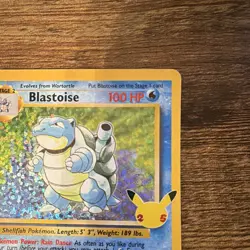 Nintendo Pokemon TCG Base Set Blastoise 2/102 Holo Rare English 100HP 1999 - Image 3