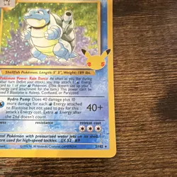 Nintendo Pokemon TCG Base Set Blastoise 2/102 Holo Rare English 100HP 1999 - Image 4