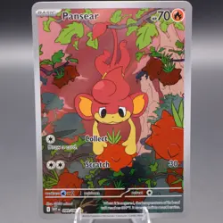 Pansear 099/086 Illustration Rare SV: White Flare Pokemon TCG NM - Image 1