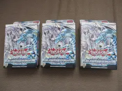 3 x YuGiOh! Saga of Blue-Eyes White Dragon Structure Deck SDBE - NEW/Sealed U/L - Image 1