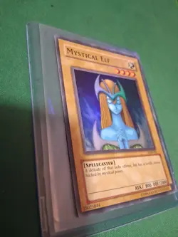 Yugioh Mystical Elf LOB-062 Super Rare LP - Image 3
