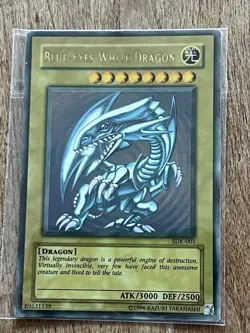 Yu-Gi-Oh Blue-Eyes White Dragon SDK-001 Heavy Fade | Holo Bleed MP - Image 2