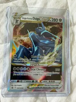 Pokemon Lot Of 5 Cards! Charizard GX, Dialga, Glaceon VStar, Calyrex V, Spidops - Image 5