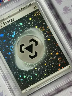 PSA MINT 9 - 5 SWIRL - 2023 POKEMON SVE EN 008 BASIC METAL ENERGY COSMOS HOLO - Image 1