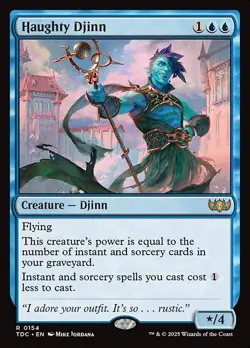 [MTG] Haughty Djinn (0154) (TDC) NM - Image 1