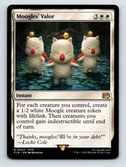 Moogles' Valor R FINAL FANTASY 27 NM - Image 1