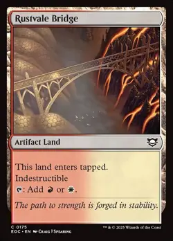 [MTG] Rustvale Bridge (0175) (EOC) NM - Image 1