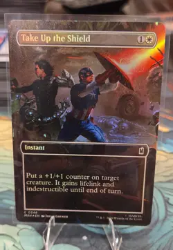 Take Up the Shield (Borderless) Marvel Super Heroes Foil - Image 1
