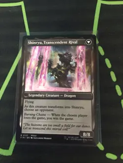 MTG Magic The Gathering Zenos Yae Galvus FIN Rare Black Final Fantasy Commander - Image 2