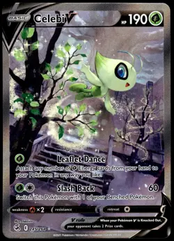 Celebi V 245/264 SWSH Fusion Strike Pokemon [NM] (1) - Image 1