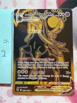 Pokemon TCG Shadow Rider Calyrex VMAX TG30/TG30 Trainer Gallery Rare Holo NM - Image 1