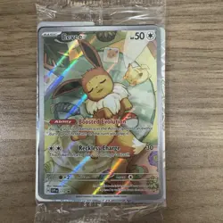 Eevee #173 Prismatic Evolutions ETB Promo Sealed Pokemon TCG Black Star Promo - Image 1