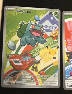 Pokemon TCG first partners, Bulbasaur, Charmander, Squirtle - Image 1