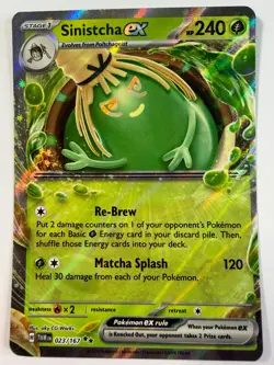 Sinistcha ex - 023/167 [TWM 023/167] Pokemon SV06: Twilight Masquerade Double... - Image 1