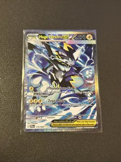 Pokemon Mega Zeraora ex Secret Illustration Rare 114/084 Pitch Black Near Mint - Image 4