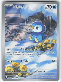 Piplup 098/094 Illustration Rare Phantasmal Flames Pokemon Holo Near Mint - Image 1