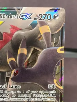 Pokemon TCG Umbreon & Darkrai GX 125/236 Ultra Rare TAG TEAM Holo Unified Minds - Image 3