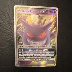 Gengar & Mimikyu GX Sm-Team Up 53/181 Ultra Rare Holo TAG TEAM - Image 1