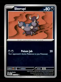 Skorupi 051/088 Common Perfect Order Pokemon Reverse Holo Near Mint - Image 1