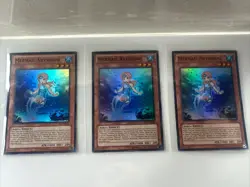 3x Yu-Gi-Oh Card - CBLZ-EN032 - MERMAIL ABYSSDINE (super rare holo) - NM/Mint - Image 1