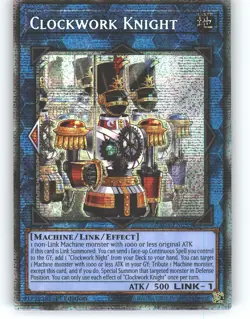 Clockwork Knight (Starlight Rare) RA05-EN058 Yu-Gi-Oh 1st Edition NM - Image 1
