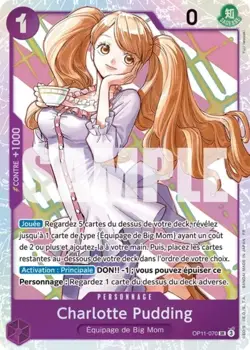 Carte One Piece PUDDING SR OP11-070 Des Poings Vifs comme l'Eclair Neuve FR - Image 1