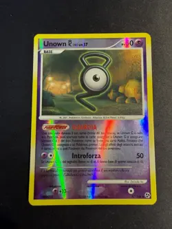 Unown G - 57/106 - DPBP#235 Reverse Holo - ITA italian Pokemon card - Image 1