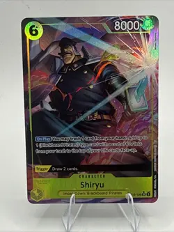 Bandai One Piece Card Game Shiryu OP16-108 OP16 Eng SR Alt Art Foil - Image 1