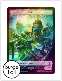 1x Bird / Hero Token - 0004 / 0028, Surge Foil, Final Fantasy, Magic MTG NM - Image 2