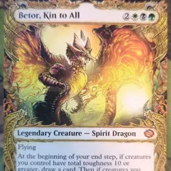 Wizards of the Coast MTG Betor, Kin to All Showcase Foil Legendary Creature Rare - Image 1