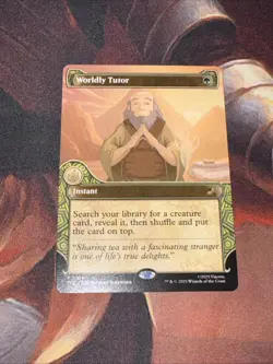 Worldly Tutor X1 Mtg Avatar Nm - Image 1