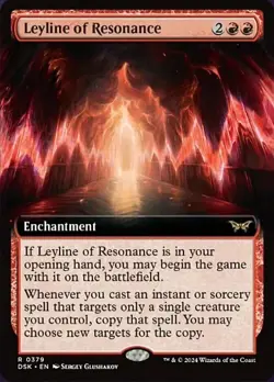 MTG LEYLINE OF RESONANCE EXTENDED ART Duskmourn: House of Horror NM - Image 1
