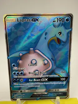Pokemon Lapras GX Full Art Ultra Rare Holo Card Near Mint Condition 139/149 P6 - Image 2