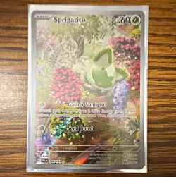The Pokemon Company Sprigatito 196/193 Paldea Evolved IR Holo EN 60HP 2023 - Image 1
