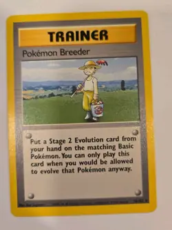 Pokemon Breeder 076/102 Base Set Regular - Image 1