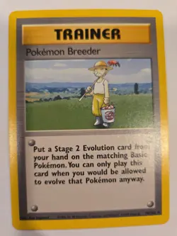 Pokemon Breeder 076/102 Base Set Regular - Image 2